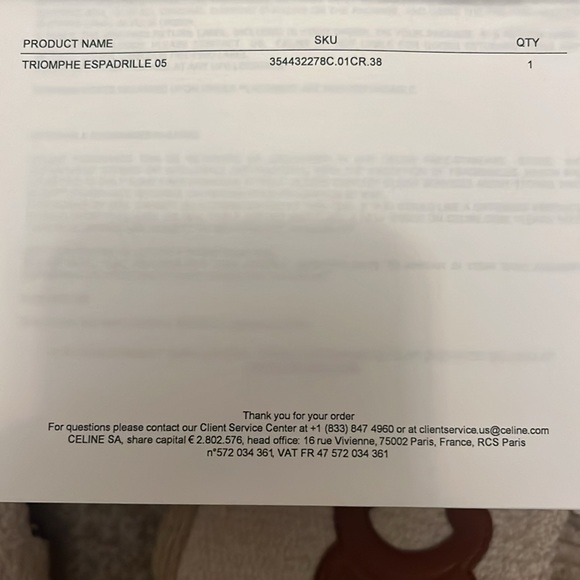 Celine Espadrille 38 - Picture 4 of 4